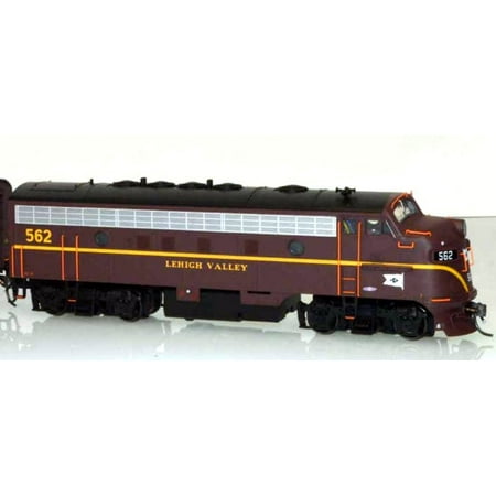 Emd F7a Unit - Bowser 24057 HO Lehigh Valley EMD F7A (Flag Nose Logo) #572