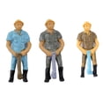 thumbnail image 4 of 12Pcs/Lot 1:48 O Scale Model Railway Worker Toys Miniature Figures Architectural Train Landscape People Layout, 4 of 9