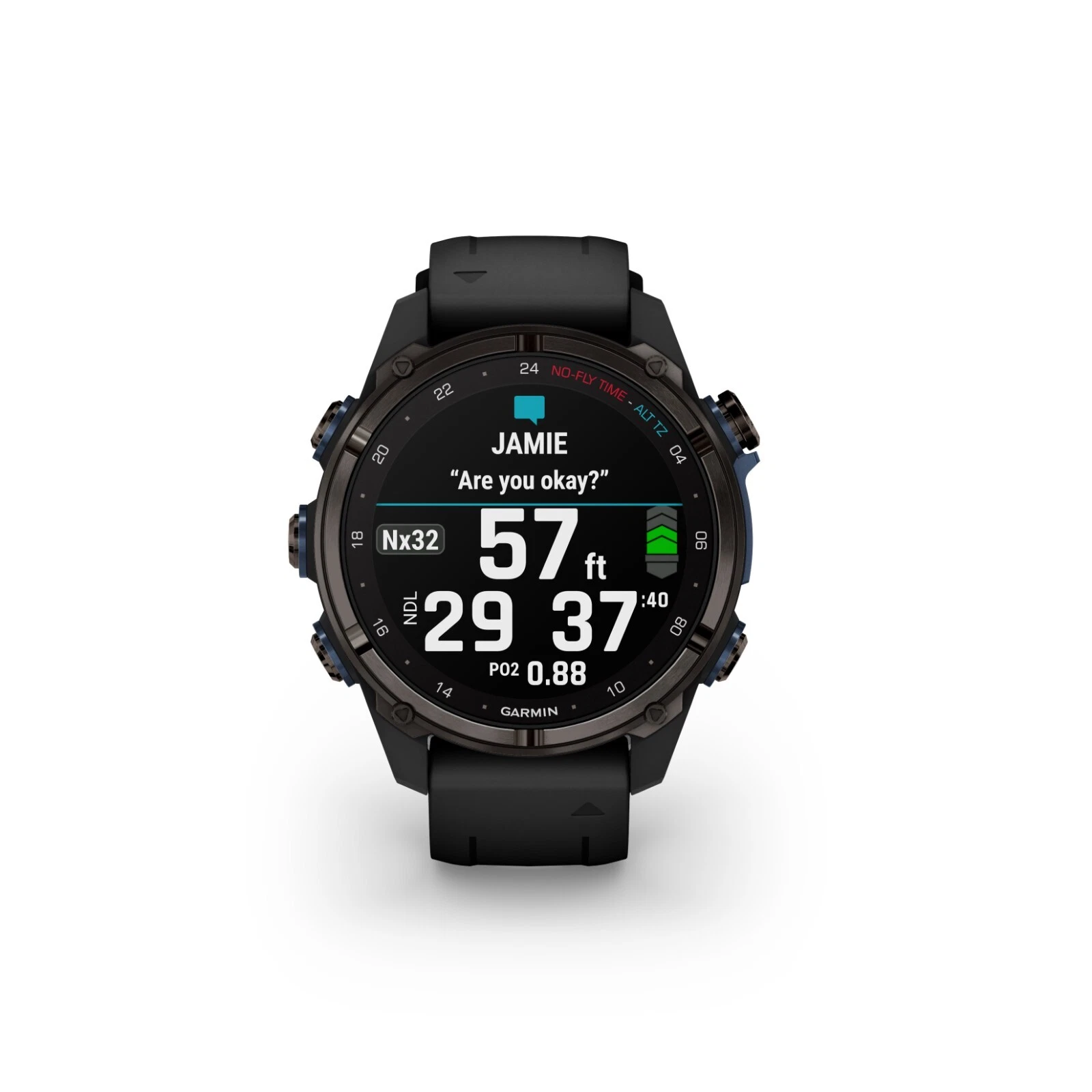 Garmin Descent Mk3i 43 mm Titanium Dive Computer +Extra-Long Strap, AMOLED Display, GPS Smartwatch & Wearable4U Gift Bundle (010-02753-10)