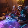 thumbnail image 3 of Gaming Chair Mat for Carpet Hardwood Tile Floor,36"x48" Gaming Rug for Gaming Room, Under Desk Non Slip Gamer Rug,Low-Pile Game Room Rug,Rubber Backing Large Gaming Chair Floor Mat,Galaxy Starry, 3 of 6