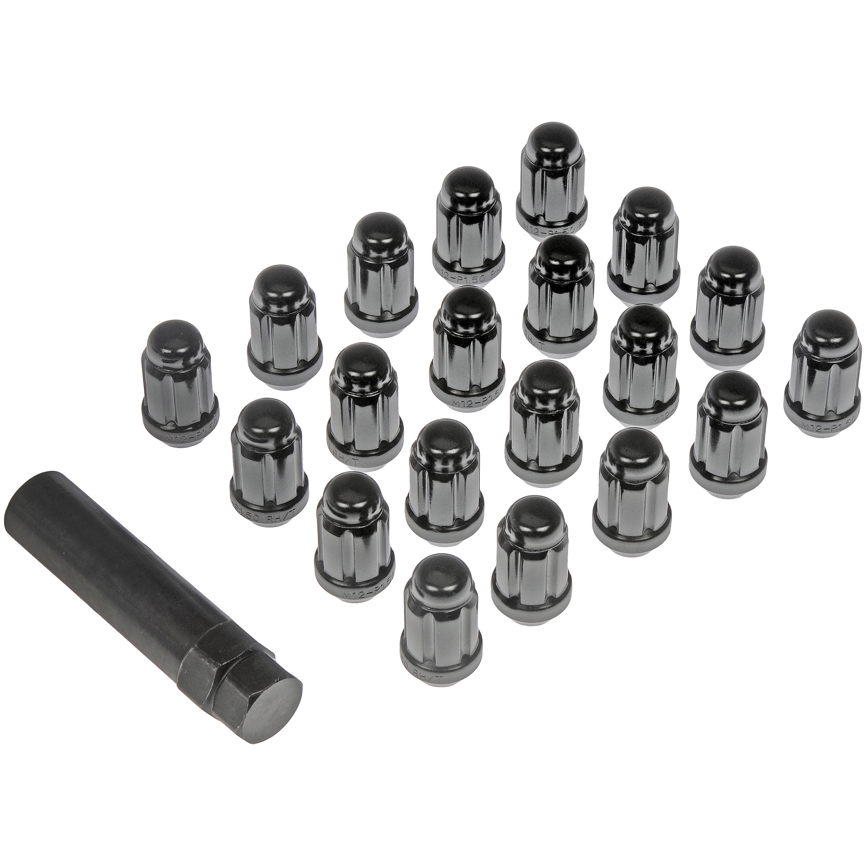 Dorman 711-656 Black Chrome Spline Drive Lock Set M14-1.50 for