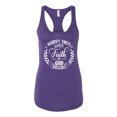 thumbnail image 2 of Wild Bobby Worry Ends When Faith In God Begins Inspirational/Christian Women Racerback Tank Top, Purple Rush, Large, 2 of 5