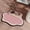 Cloud-Pink, variant on Small Fresh Cloud Style Pet Cat and Dog Diatomaceous Earth Feeding Mat/ Dirt Resistant and Splash Proof Cat and Dog Floor Mat