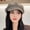 Khaki, variant on Berets Women Cap Hat Spring Autumn Plaid Shiny Newsboy Beret Hat Retro Octagonal Newsboy Cap Female Artist Painter Hats