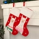thumbnail image 2 of Gibobby Calcetines de regalo de caramelo calcetín personalizado para chimenea adornos navideños para el y accesorios de fiesta para niños(Pink), 2 of 4