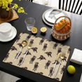 thumbnail image 4 of Cute Labrador Summer Placemats Table Placemats Set Of 4-Linen Kitchen Washable Placemats Table Mats 11.8"x17.7"Non-Slip Heat Resistant, 4 of 6