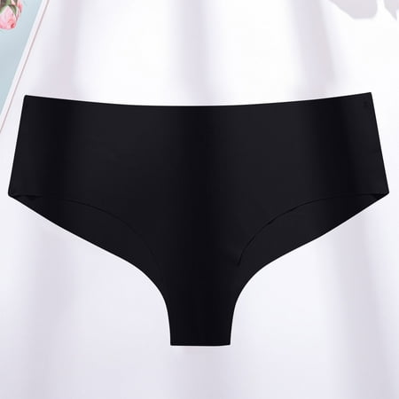 Clearance & Promo Womens Low Waisted Seamless Underwear  Plus Size  Solid Color  Comfortable Fit  Everyday Wear  Seamless Design  Hidden Elastic  Stretchy Fabric  Classic Plus Dress