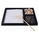 thumbnail image 1 of Mini decoración de mesa de arena de meditación con rastrillo de arena y rocas para la oficina en casa, 1 of 5