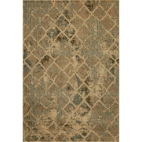 Heritage 9376 Ivory/Blue Trellis Area Rug, Size - 7'7" x 7'7"RO