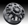 thumbnail image 2 of 1 Ultra 17x6.5 8X200 +129 022FBK Scorpion Dually Gloss Black Wheel Rim, 2 of 2