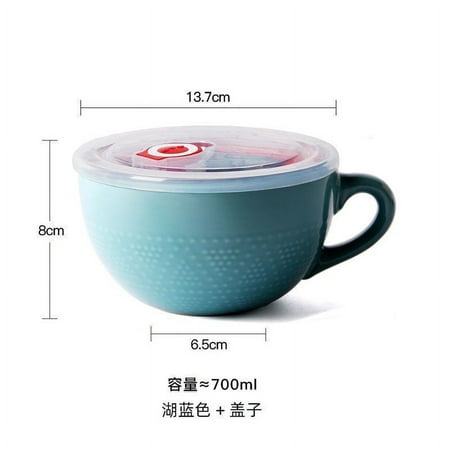 

NUOLUX Tea Cup Porcelain Espresso Cup Cappuccino Cup Coffee Drinks Ceramic Mug with Lid