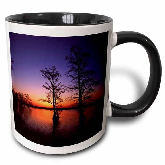 3drose, Reelfoot National Wildlife Refuge, Tennessee, Usa - Us43 Aje0297 - Adam Jones, 11oz Two-tone Black Mug