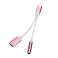 thumbnail image 1 of Oliegs USB Type-C To 3.5mm Jack AUX Headphone Audio Splitter Converter Adapter Cable, 1 of 3