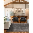 thumbnail image 4 of Unique Loom Portland Collection Area Rug - Woodburn (7' 10" Square Gray/Ivory), 4 of 9