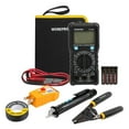 thumbnail image 1 of WorkPro 5 Piece Electrical Tester Kit,Digital Multimeter,NCV Detector,GFCI Receptacle Tester,Wire Stripper, 1 of 12