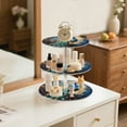thumbnail image 3 of Wobogo Starry Peacock 3 Tier Acrylic Cake Stand with Clear Round Hold for Wedding Holiday Birthday Baby Shower Tea Party, 3 of 8