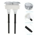 ITSELFER 1pc Practical Toilet Tank Push Button Toilet Water Tank Cover