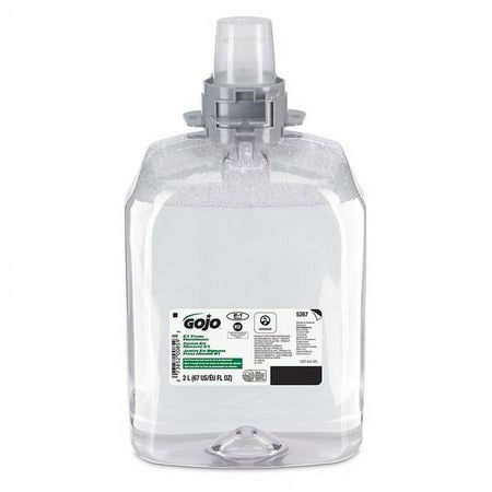 GOJO E1 Foam Hand Soap, 2000mL Refill, Unscented, PK2 5267-02