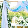 thumbnail image 4 of LCXmlly Roasting Pan Wedding Arch Drape Fabric Long 3 Panels Wide Sheer Wrinkle Free Soft Party Backdrop Drapery, 4 of 6