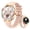 Pink and Gold, variant on 1.27" Smart Watch for Women, with Bluetooth (Answer/Make Calls),Touchscreen,123 Sports Modes, DIY Watch Faces, 10 Days Standby, IP67 Water Resistant, Fits For Android and iOS Phone, Best Gift(Pink)