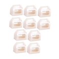 thumbnail image 1 of 10 cajas para pasteles con ventana, para regalo, para cupcakes, transparentes y portátiles. M, 1 of 9