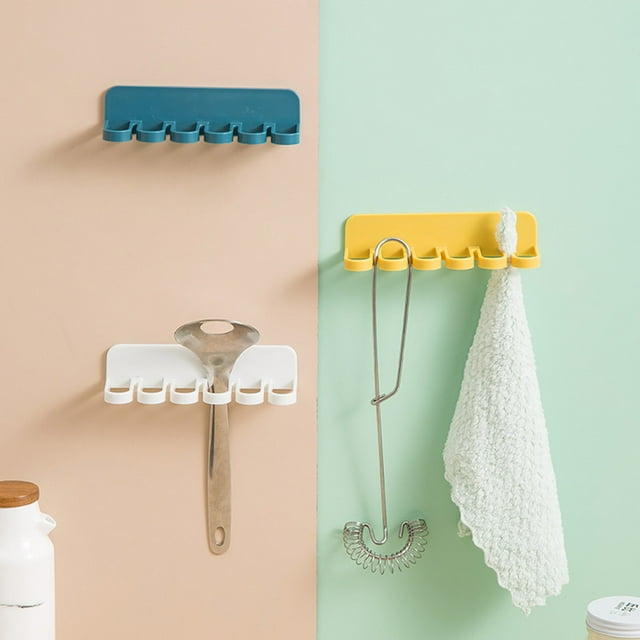 Porte-serviettes 2 Cintres de Cuisine Robustes Crochet de Salle de Bain Rangement pour Torchons Pinces à Torchons 1 Pce