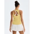 thumbnail image 5 of RUNNING GIRL Women’s Open Back Workout Tank Top Sleeveless Athletic Tennis Shirt Yoga Running Top Sportswear, 5 of 7