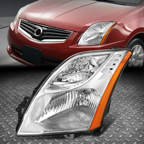 Nuvision for 2010-2012 Nissan Sentra Base S SL Driver Side OE Style Headlight Head Lamp