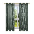 thumbnail image 7 of Yayeee Window Curtains Set of 2 for Living Room Light Filtering 63"x52", Dark Green Plants, 7 of 7