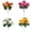 Purple, variant on UJMNHYGT Geraniums Artificial Flowers for Outdoors Red Geraniums Bush, UV Resistant Realistic Flowers for Planters Outside Gardens Front Door Indoor Home Kitchen Table Centerpieces Decor