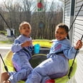 thumbnail image 4 of PRINIC 43" Saucer Tree Swing for Kids, Waterproof Flying Saucer Swing for indoor/playground Textilene fabric seat & Stainless steel frame, 4 of 11