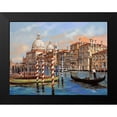thumbnail image 2 of Borelli, Guido 24x19 Black Modern Framed Museum Art Print Titled - il Canal Grande, 2 of 5