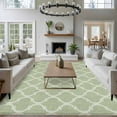 thumbnail image 4 of Sage Green Morocco Area Rug 8x10 Washable Rug Non Slip Boho Abstract Geometric Grid Plaid Large Area Rug Soft Stainresistant Indoor Floor Carpet for Living Room Bedroom Home Office Dining Room, 4 of 8