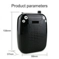 thumbnail image 4 of 10W Portable Voice Amplifier Wireless Microphone HiFi Mini Speaker ,Loud Volume, 4 of 5