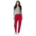 thumbnail image 4 of Adar Universal Scrubs For Women - Tapered Utility Cargo Scrub Pants - 503 - Red - M, 4 of 7