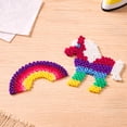thumbnail image 4 of TINY HANDS Pony Pals Fused Bead Kit, 2,000 Beads Craft Kit for Kids Ages 6+, DIY Bead Set with Pegboards, Tweezers and Ironing Sheet, 4 of 5