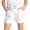 White#child jean shorts, variant on Moxiu Girls Ruffle Denim Shorts Summer Button Elastic High Waist Jean Shorts Casual Distressed Washed Short Pants Blue,3-4 Years