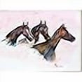 thumbnail image 2 of Betsy Drake DM419 Three Horses Doormat 18 x 26, 2 of 2