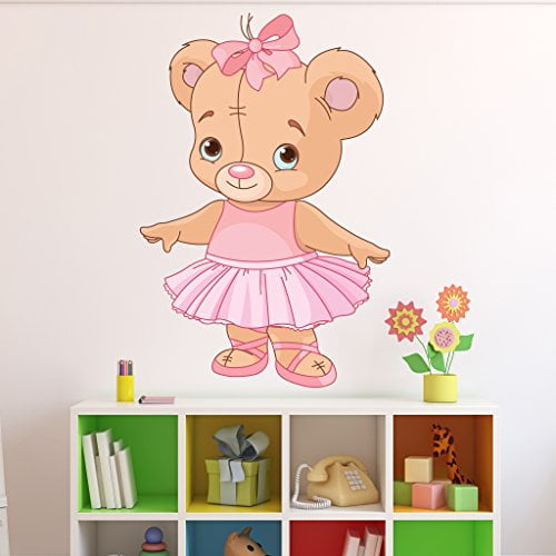 teddy bear wall painting