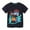 F, variant on PINQI Toddler Midi Tops Children's Summer T Shirt Cartoon Animals Print Short Sleeve Crewneck Top Casual Going Out For 1 To 7 Years