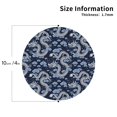 thumbnail image 2 of Gaeub Dragon Print 4 Pcs Leather Coasters for Drinks ,Drink Coasters Sets,Drink Table Cup Coasters for Living Room Kitchen Coffee Decor-Round Shape, 2 of 6