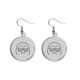thumbnail image 1 of cansado de negro lindo patron de chat pendientes pendientes de plata colgantes joyas señora Unbranded M, 1 of 3