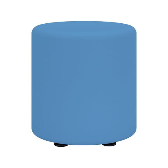 Safco Learn 15" Cylinder Vinyl Seat in Blue