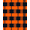 Orange, Pattern 1, variant on ODIKA 2x3 Machine Washable Non-Slip Area Rug, Spooky Season Checkered High Traffic Rug, Orange, 510674