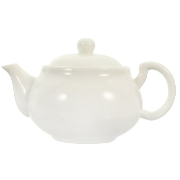 Himition Ceramic Tea Pot White Teapot Kungfu Tea Pot Household Tearoom Ceramic Teaware