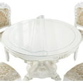 thumbnail image 1 of 36 Inch Clear Plastic Round Table Top Protector PVC Tablecloth Cover Vinyl Cover Easy Clean Waterproof Furniture Topper Pad for Wood Dining Living Room Accent Coffee Patio Table Mat Desk Pad, 1 of 5