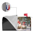 thumbnail image 5 of PHELIKA Snowman Trees Seasonal Xmas Holiday Rustic 01 Mailbox Covers Magnetic Mailbox Wraps Post Letter Box Cover Mailwrap Garden Home Decor Standard Size 25.5"H x 21"W, 5 of 8