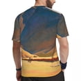 thumbnail image 4 of Desert Print T-Shirt Beach Maynard Dixon Streetwear T-Shirts Harajuku Tshirt For Men Desi, 4 of 5