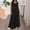 Black, variant on Spaghetti Strap Dress Party Dresses for Women Loose Fit Plus Size 2026 Summer Solid Color Crew Neck Tunic Dress for Party and Festival XL-5XL
