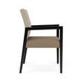 thumbnail image 2 of Pemberly Row Waiting Reception Guest Chair Wood Frame in Brown, 2 of 5